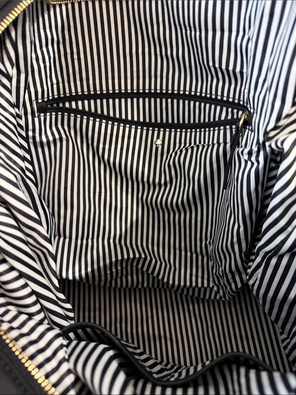 kate spade Black Nylon Tote with Top Handles